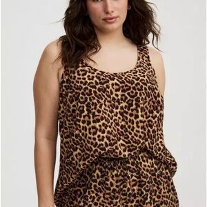 Leopard Print Tank Top